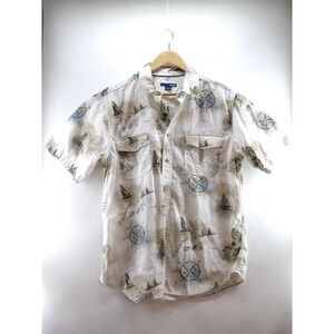 Hawaiian Shirt Floral  Basic EditionsTheme Casual M‎ Short Sleeve Multicolor